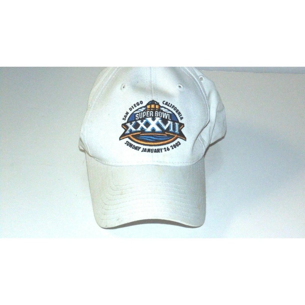 Superbowl XXXVII San Diego California NFL Reebok Baseball Hat Cap Sunday 1-6-23